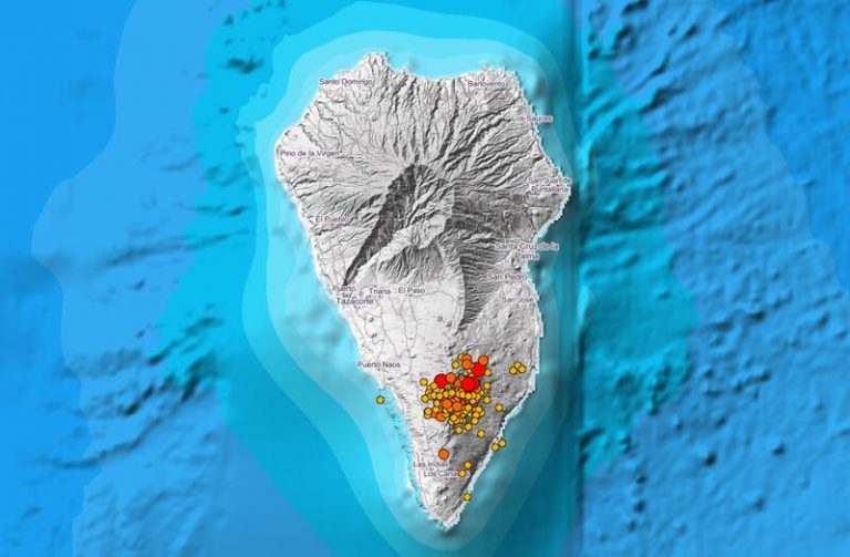 Localizan más de una veintena de terremotos durante la noche