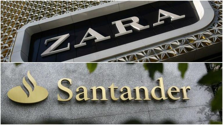 Zara y Banco Santander, dos únicas marcas españolas entre las más valiosas del mundo
