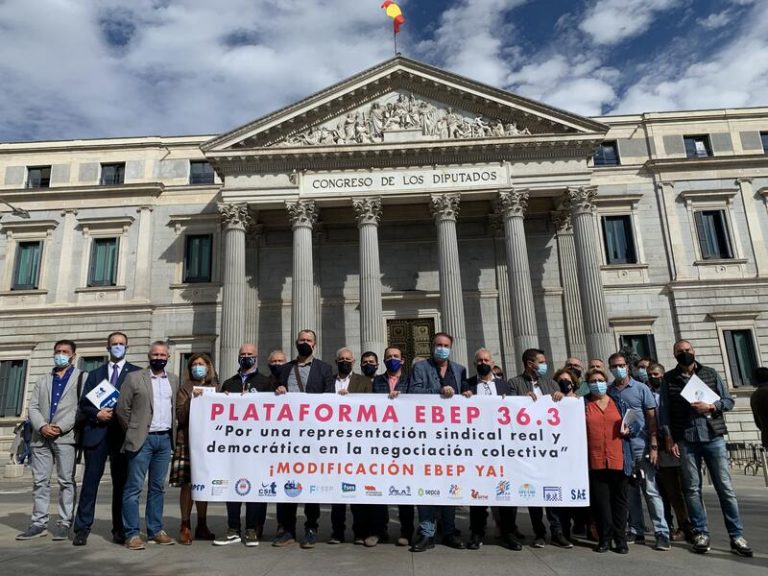 Satse, CESM y SAE reclaman una representación sindical «real» en la negociación con las Administraciones públicas