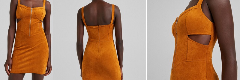 Solo Por Este Vestido De Cuello Alto A 22,99 Euros Vale La Pena Ir A Bershka