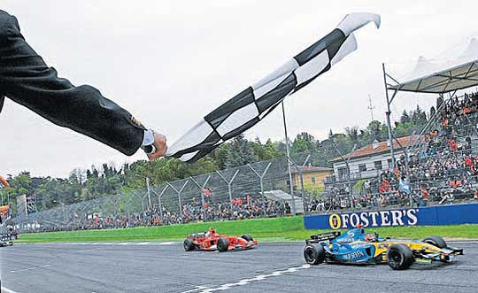 Fernando Alonso San Marino 2005