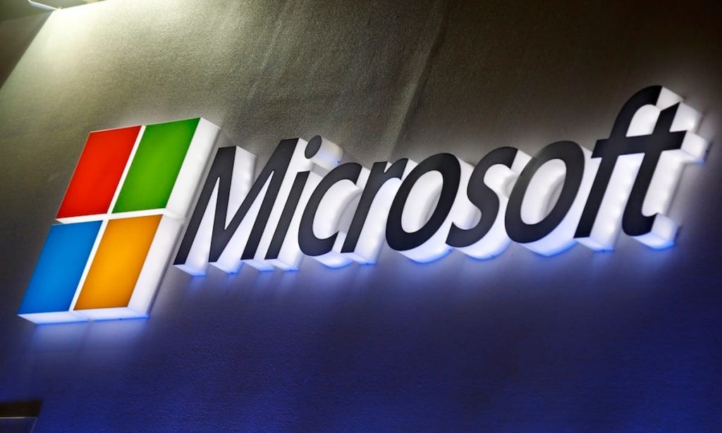 Logo de Microsoft. 