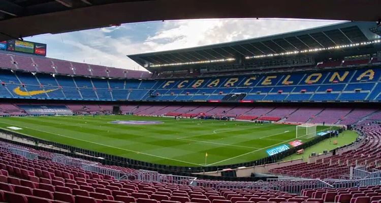 Camp Nou Caída Fragmentos Fc Barcelona