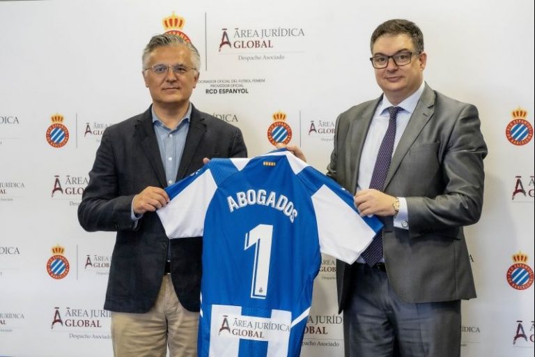 Área Jurídica Global, nuevo Patrocinador Oficial del Espanyol y Proveedor Oficial