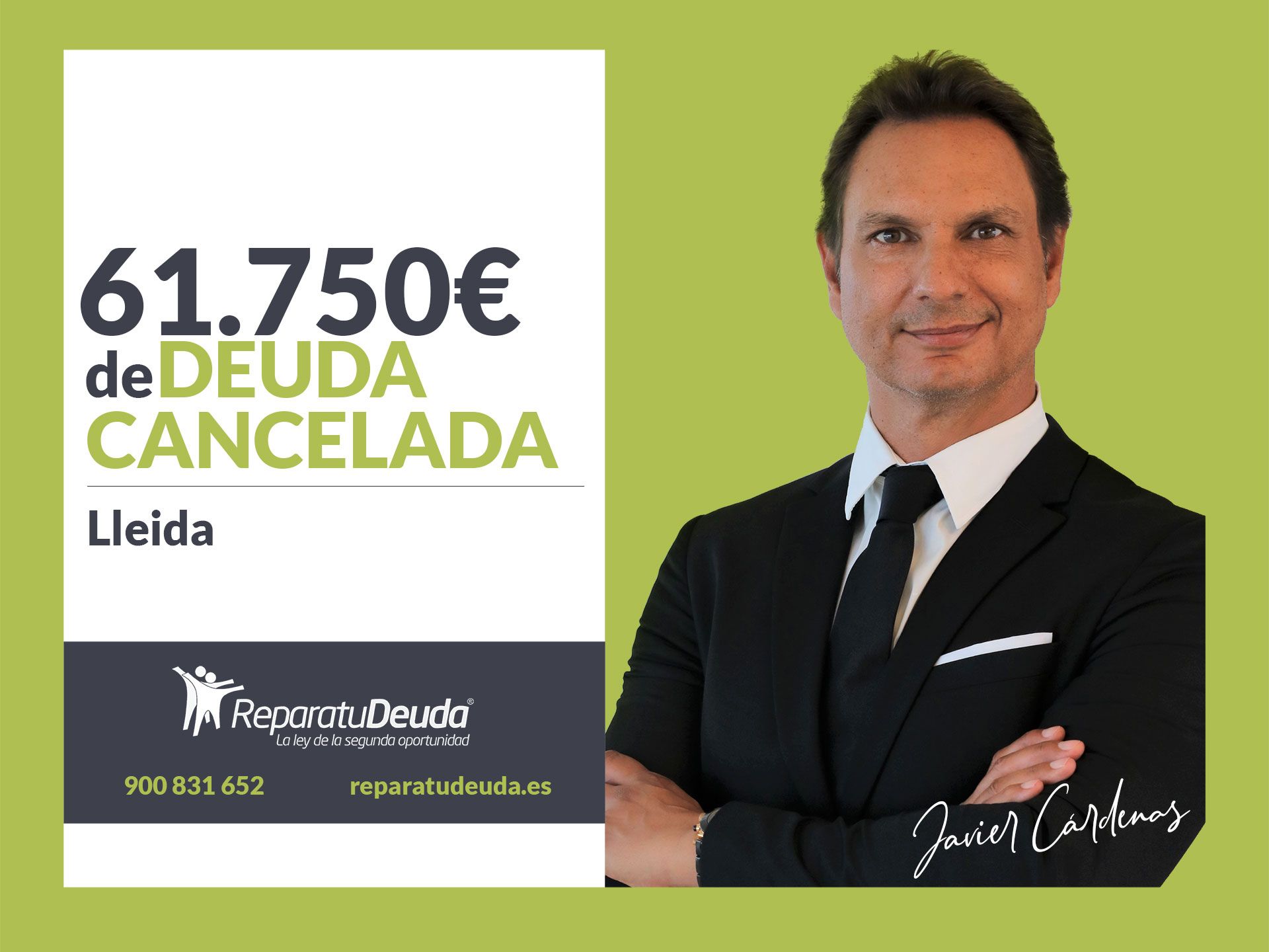 Repara tu Deuda Abogados cancela 61.750? en Lleida (Catalunya) con la Ley de Segunda Oportunidad