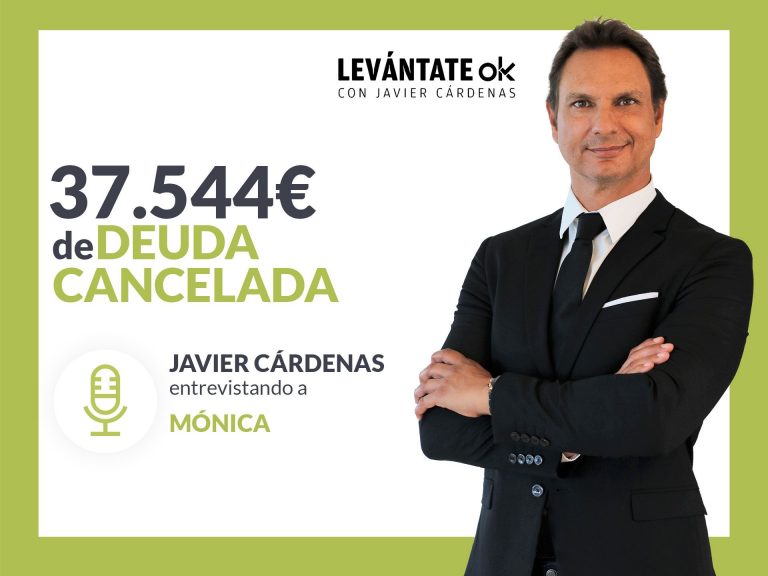 Javier Cárdenas entrevista a una persona acogida a la Ley de Segunda Oportunidad con Repara tu Deuda