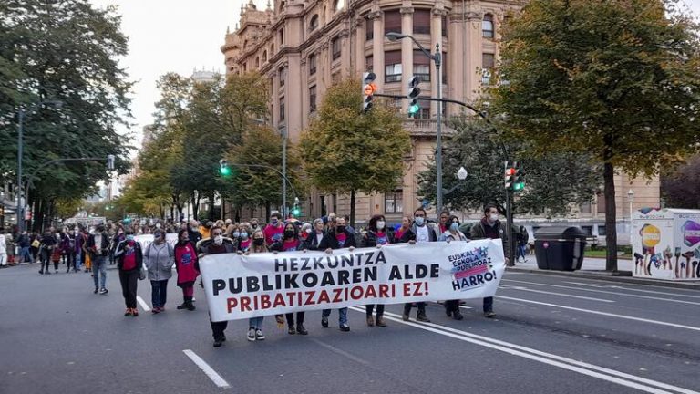 Reclaman en Bilbao una escuela «pública, euskaldun e inclusiva» como «eje del sistema educativo»