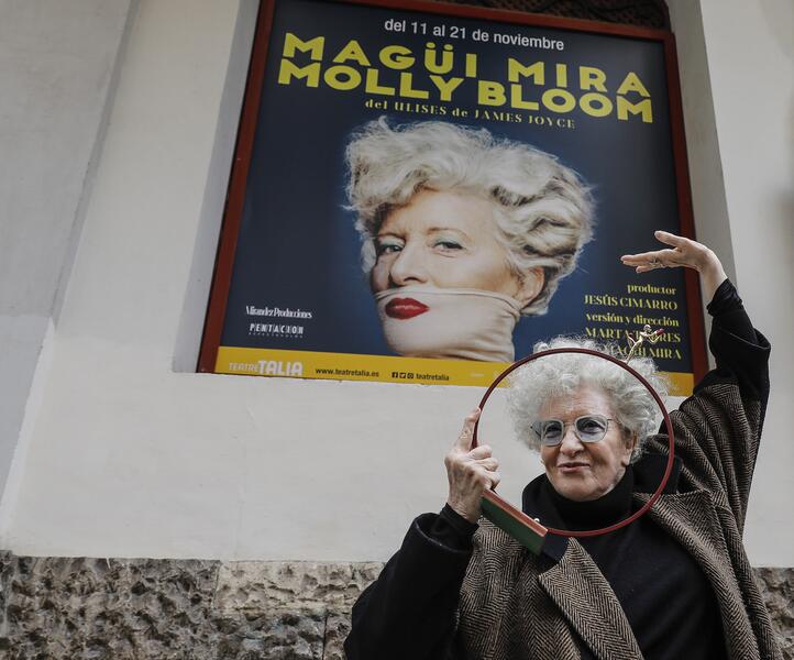 Magüi Mira vuelve a ser Molly Bloom cuarenta años después
