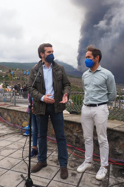Casado viaja este viernes a La Palma para seguir la evolución del volcán