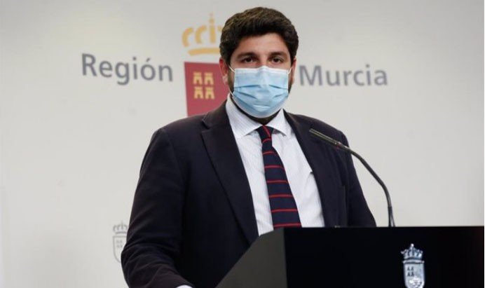 El Gobierno murciano pide a Sanidad que incluya un fondo Covid en los PGE de 2022