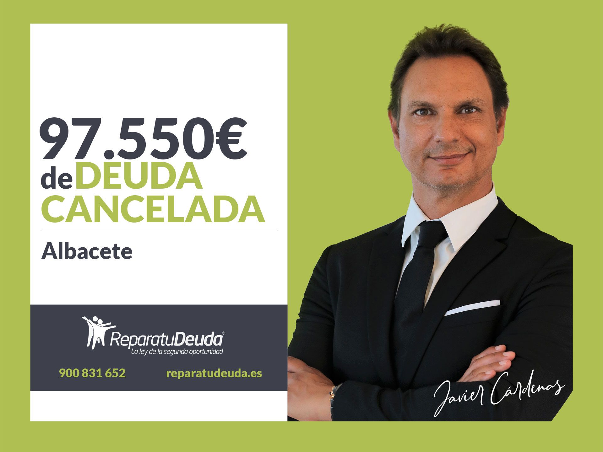 Repara tu Deuda cancela 97.550? en Albacete (Castilla-La Mancha) con la Ley de Segunda Oportunidad