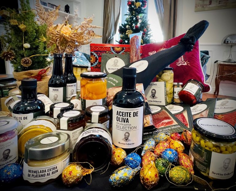 Bertín Osborne selección propone una cesta de navidad original desde la mejor tradición