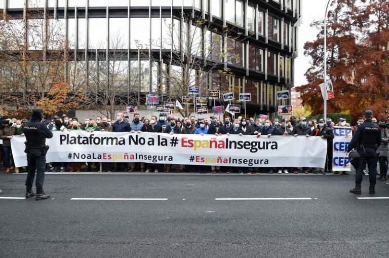 SPP contrarresta a UP enviando a Europa su informe contra la reforma de la ‘ley mordaza’