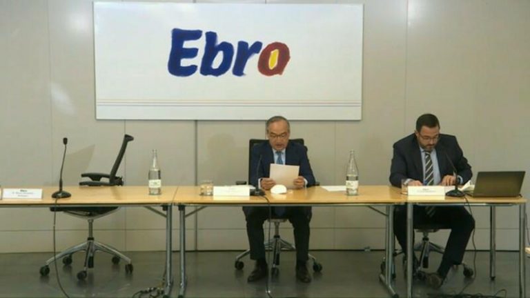 Ebro aprueba en junta la distribución de un dividendo extraordinario en metálico de 0,57 euros