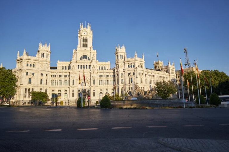 La plaza de Cibeles quedará cortada al tráfico este fin de semana de 20 a 22 horas