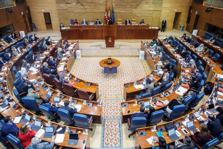 La Asamblea de Madrid afronta la recta final para aprobar los Presupuestos de 2022