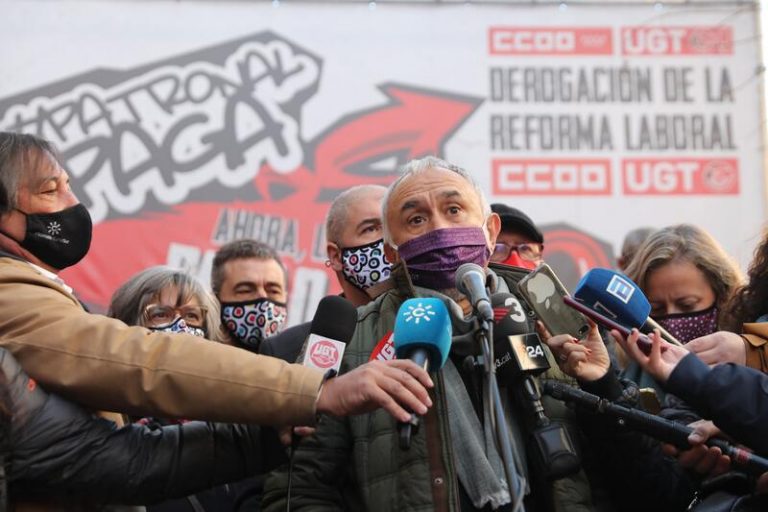 Pepe Álvarez incide en que una mayor inspección de trabajo reduciría la temporalidad en 5 o 10 puntos