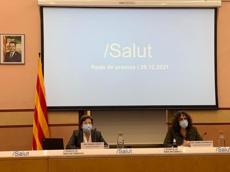 Cataluña, «a favor» de acortar cuarentenas de los asintomáticos por la menor gravedad de ómicron