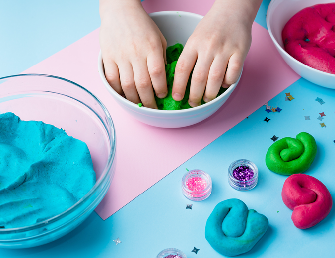 Plastilina comestible para niños y bebés