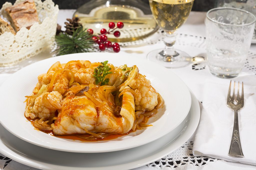 Bacalao Con Coliflor Para Nochebuena