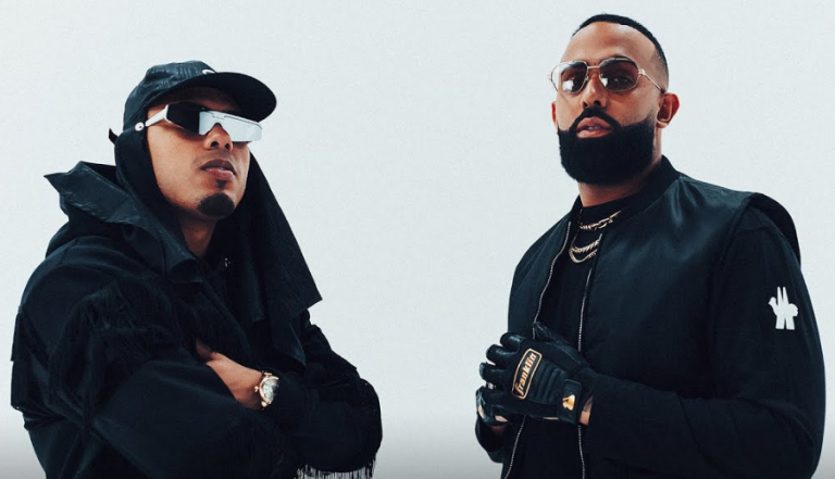 Eladio Carrión con Myke Towers en ‘Jóvenes Millonarios’