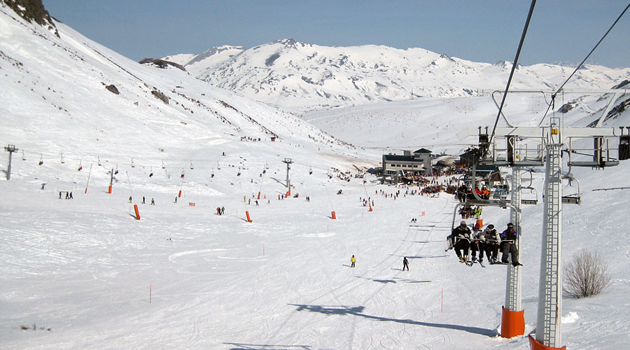 San Isidro De León, Una De Las Estaciones De Esquí En La Cordillera Cantabrica