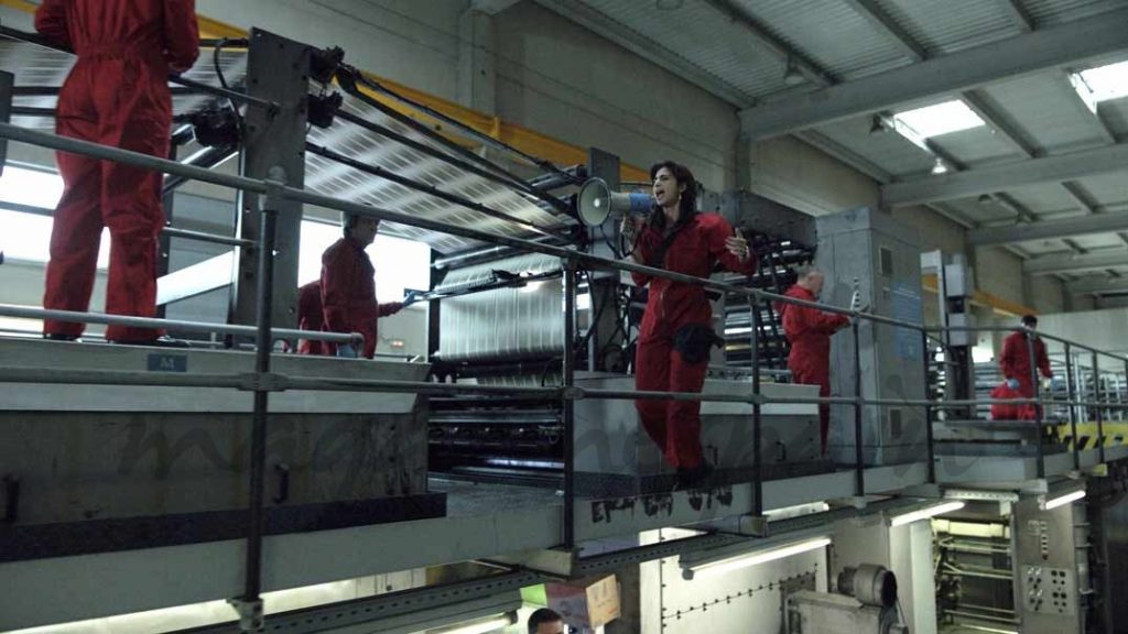 La Impresión Del Efectivo No Se Pausa En La Casa De Papel