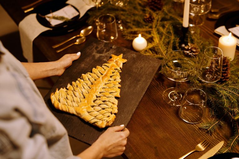 Así puedes hacer un árbol de Navidad con hojaldre