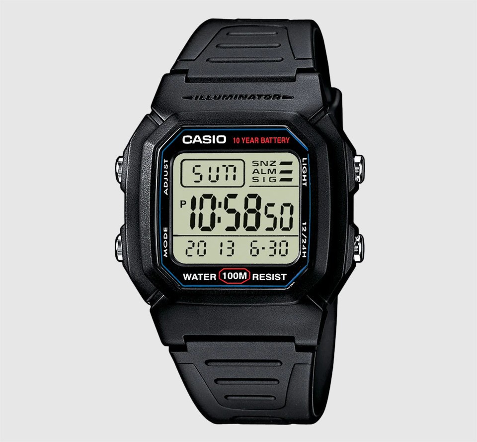 reloj casio hombre casio collection w800h1aves digital el corte ingles