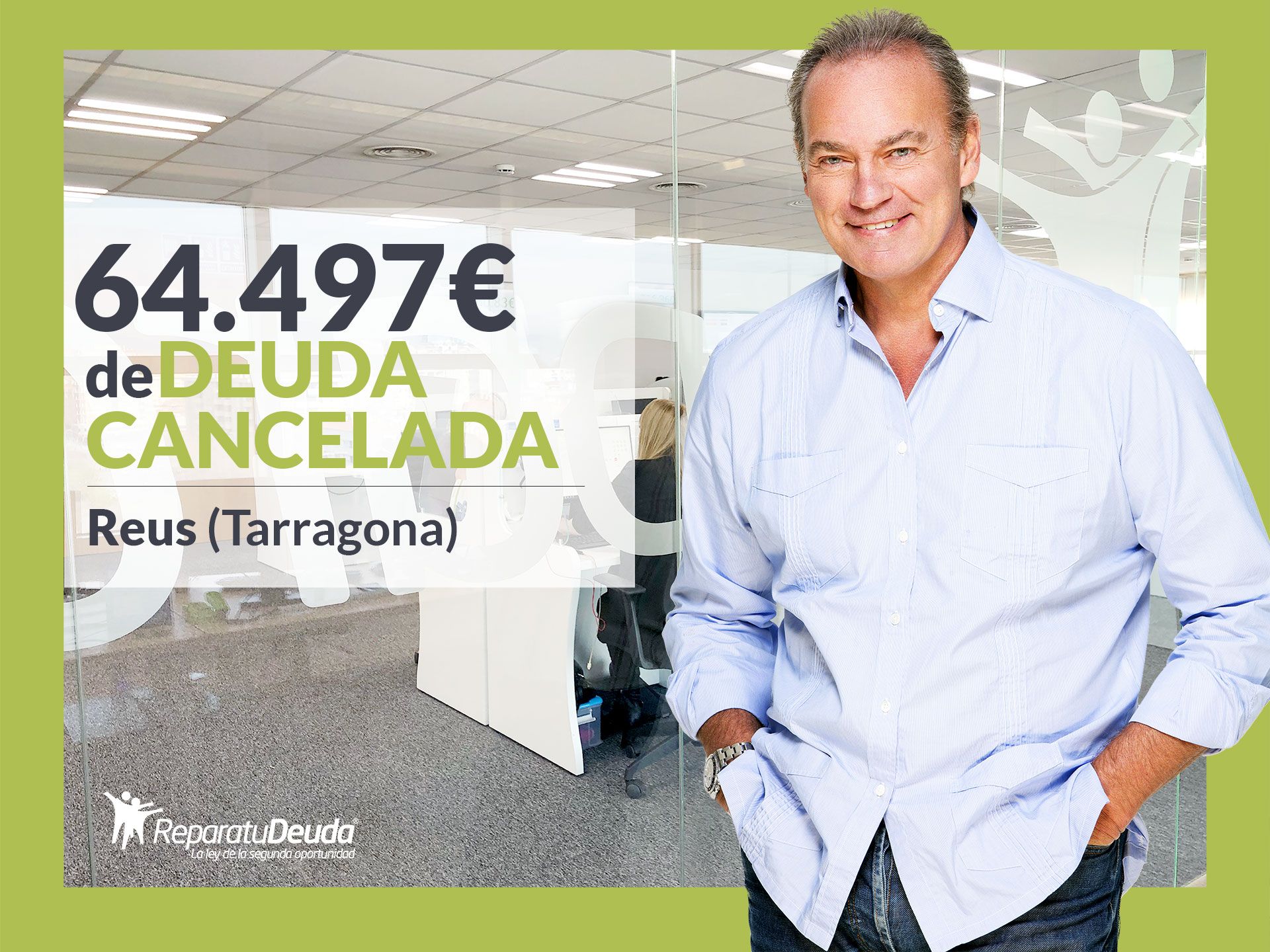 Repara tu Deuda Abogados cancela 64.497€ en Reus (Tarragona) gracias a la Ley de Segunda Oportunidad 1 Repara tu Deuda Abogados cancela 64.497? en Reus (Tarragona) gracias a la Ley de Segunda Oportunidad