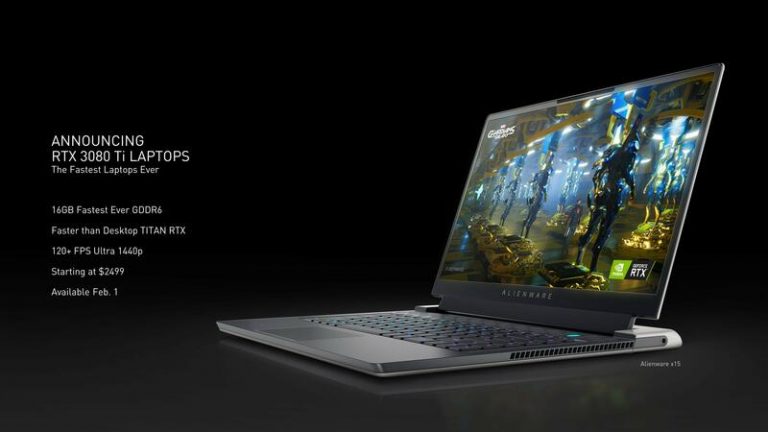 La serie Nvidia RTX 30 llega a los portátiles con las nuevas gráficas RTX 3080 Ti y 3070 Ti