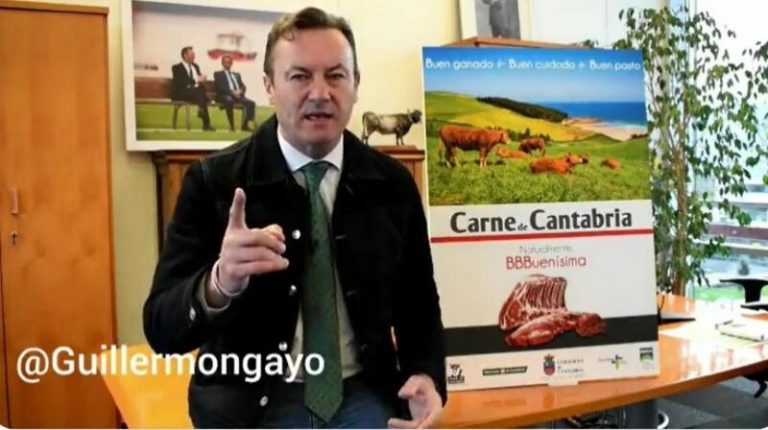 El consejero cántabro de Ganadería pide a Garzón que rectifique