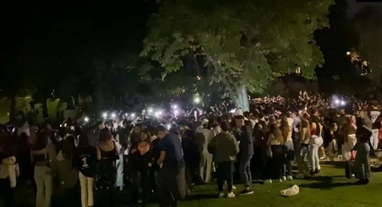 La Policía Municipal de Madrid puso 44.812 multas por botellón en 2021, 1.155 a menores