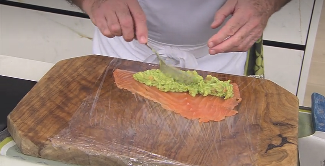 salmón aguacate