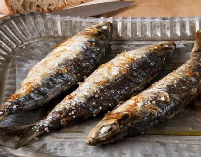 Un Plato De Sardinas Al Horno Será Demasiado Sano