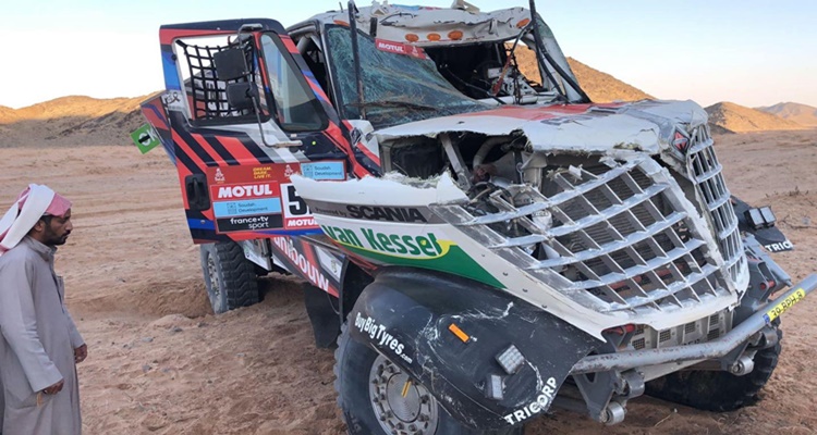 Van Den Heuvel Dakar Accidentes