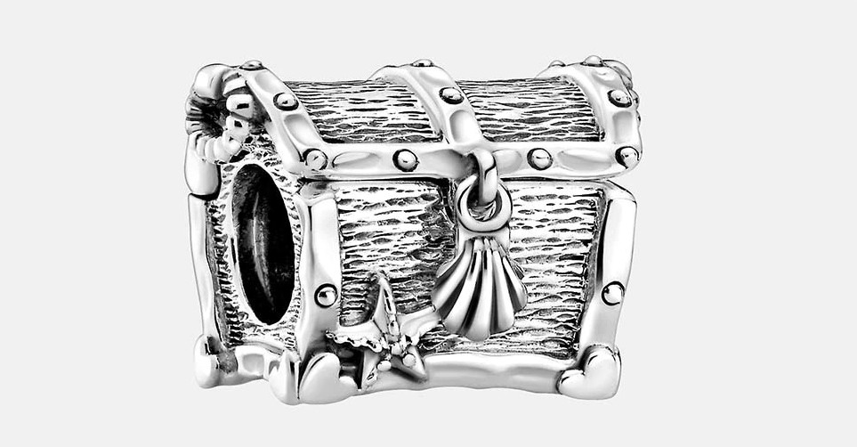 charm pandora cofre tesoro
