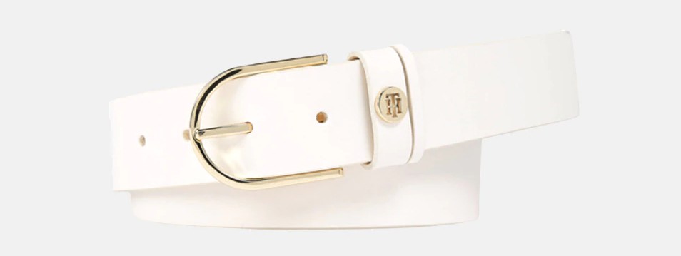 Cinturon Blanco Tommy Hilfiger