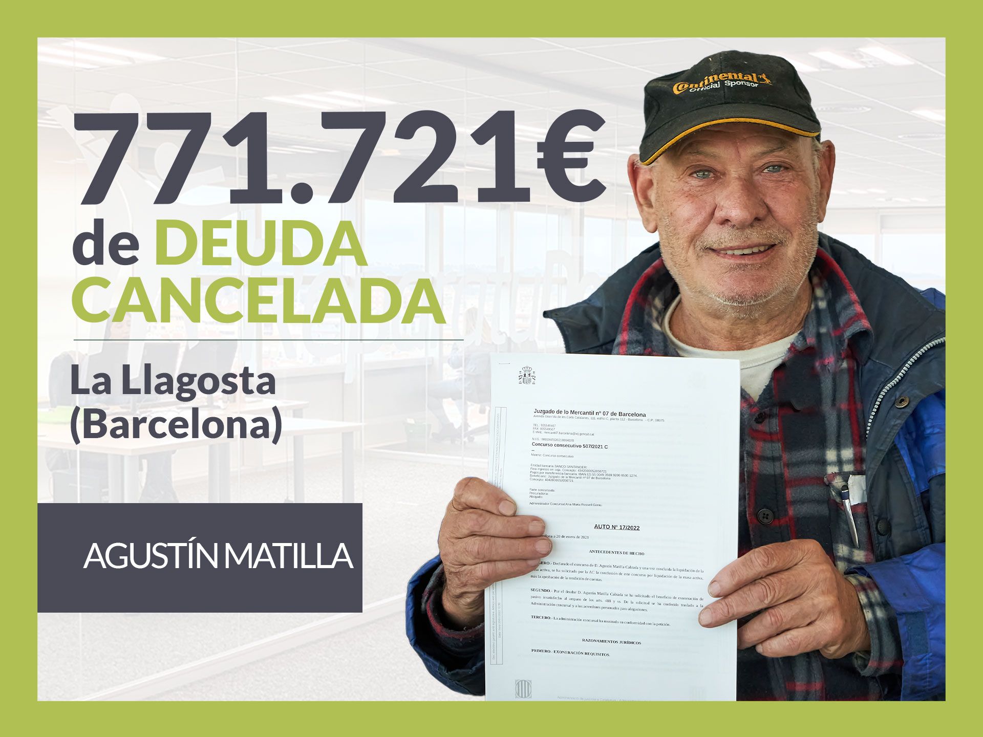Repara tu Deuda Abogados cancela 771.721 ? en Barcelona (Catalunya) con la Ley de Segunda Oportunidad