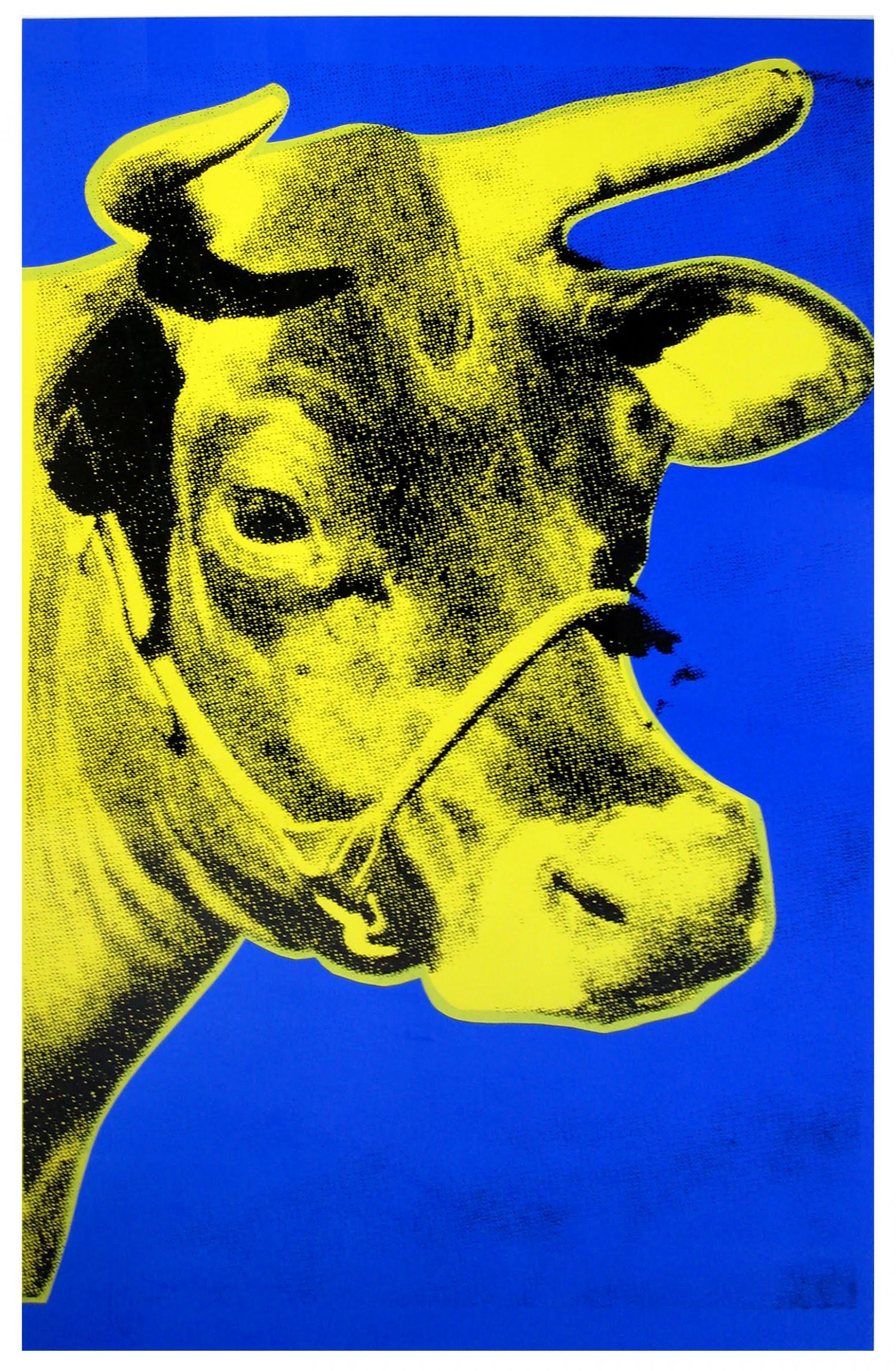 Andy Warhol Super Pop Next Exhibition Palacio De Santa Barbara Madrid Cow Yellow
