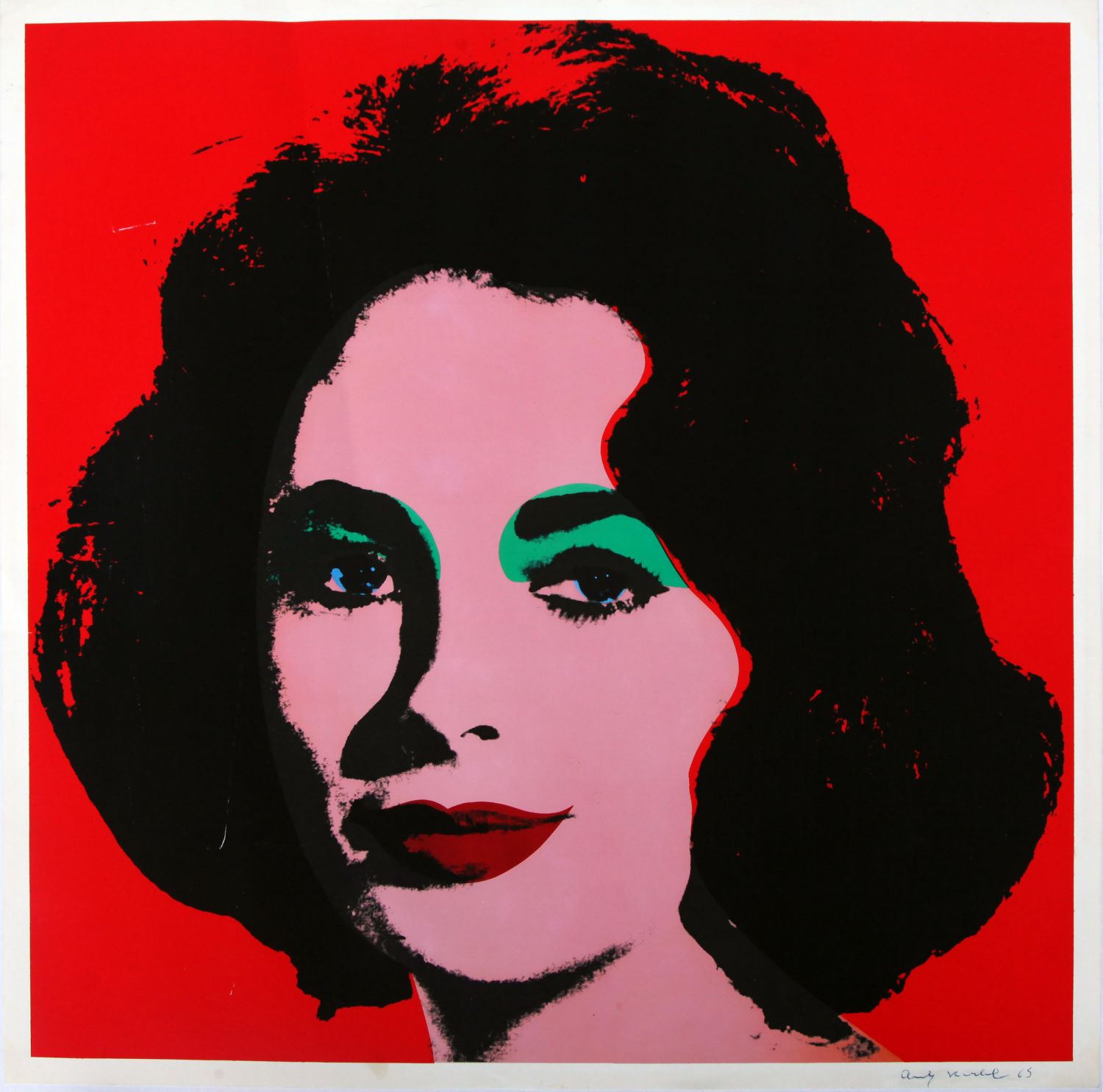 Andy Warhol Super Pop Next Exhibition Palacio De Santa Barbara Madrid Liz Taylor