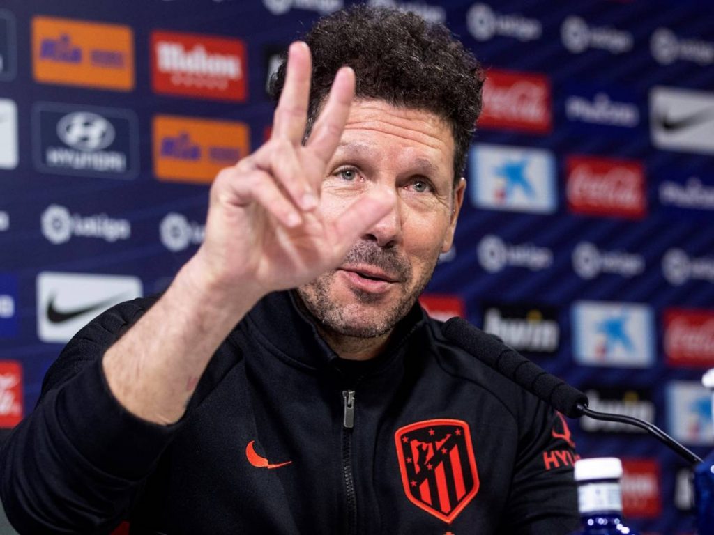 El técnico le ha dado números muy buenos al Atlético de Madrid