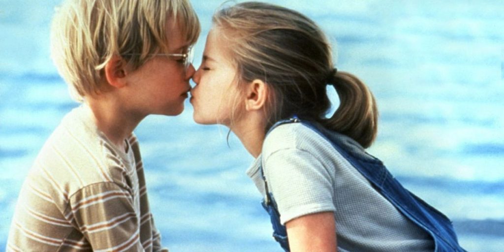 Mi chica uno de los besos del cine más tiernos