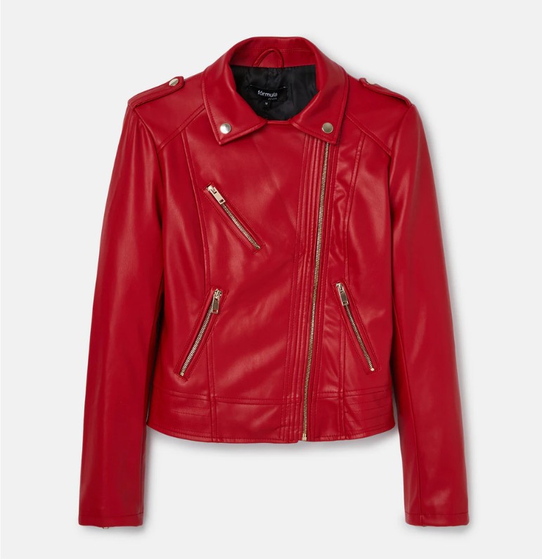 cazadora biker polipiel