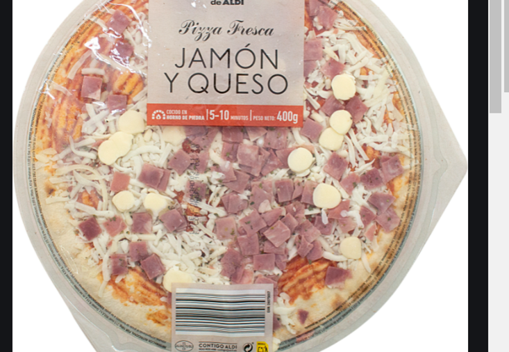 Pizzas Supermercado Aldi