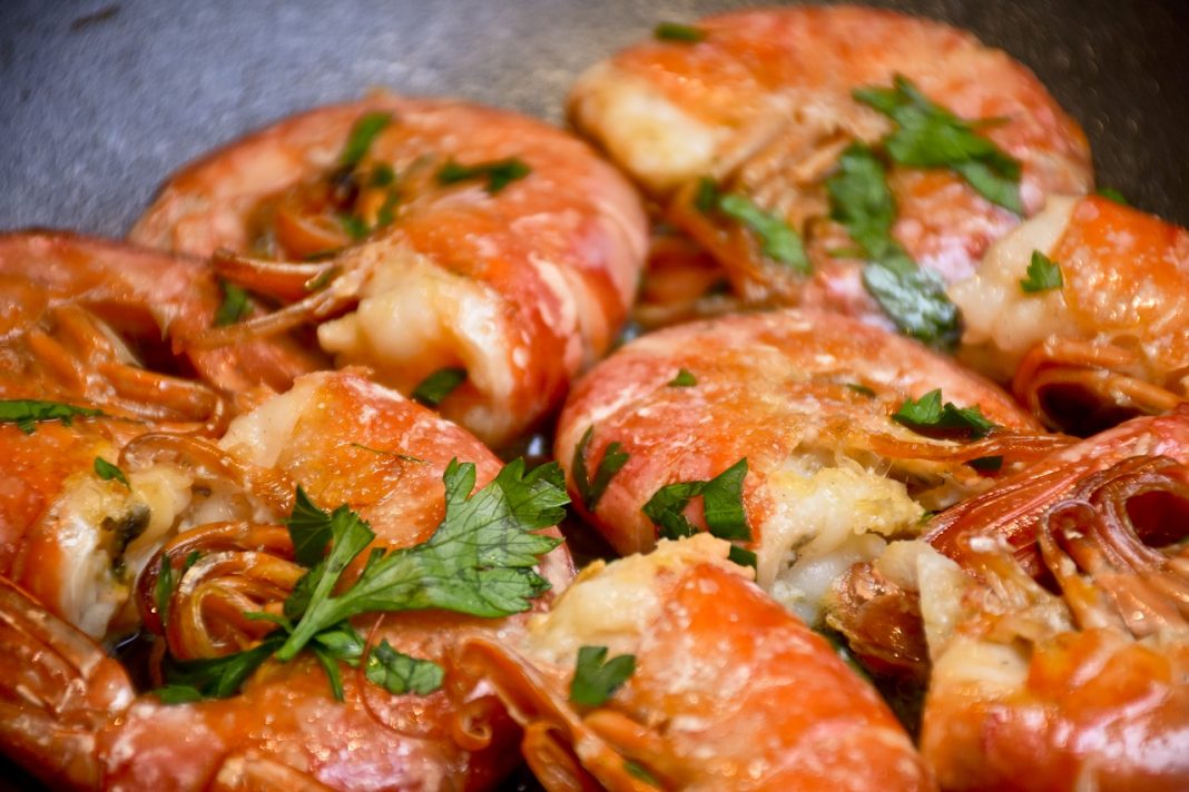 langostinos al horno