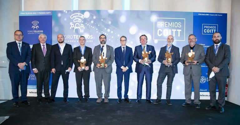 Junta de Extremadura, RTVE, AAT Consultoría de Proyectos, y los ingenieros David Sánchez y Javier Colás, Premios COITT a la Excelencia 2022