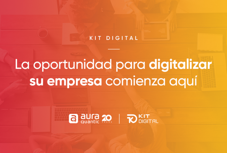 AuraQuantic adherido al catálogo de agentes digitalizadores del Programa Kit Digital