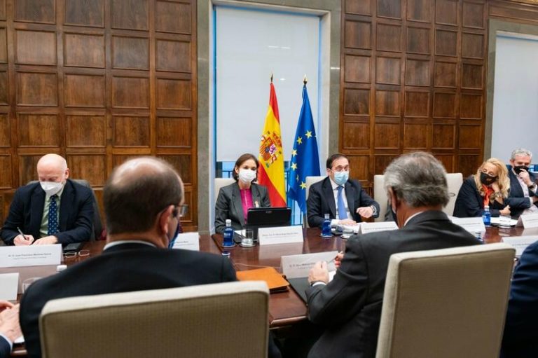 Albares y Maroto se reúnen con la CEOE para analizar los efectos económicos derivados del conflicto en Ucrania