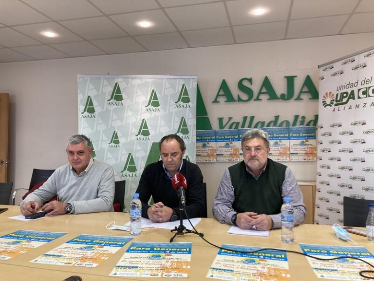 El campo de Valladolid se echa a la calle para alertar de su situación «crítica» y demandar soluciones